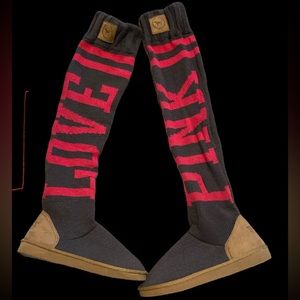 RARE Victoria Secret Pink Mukluks boots